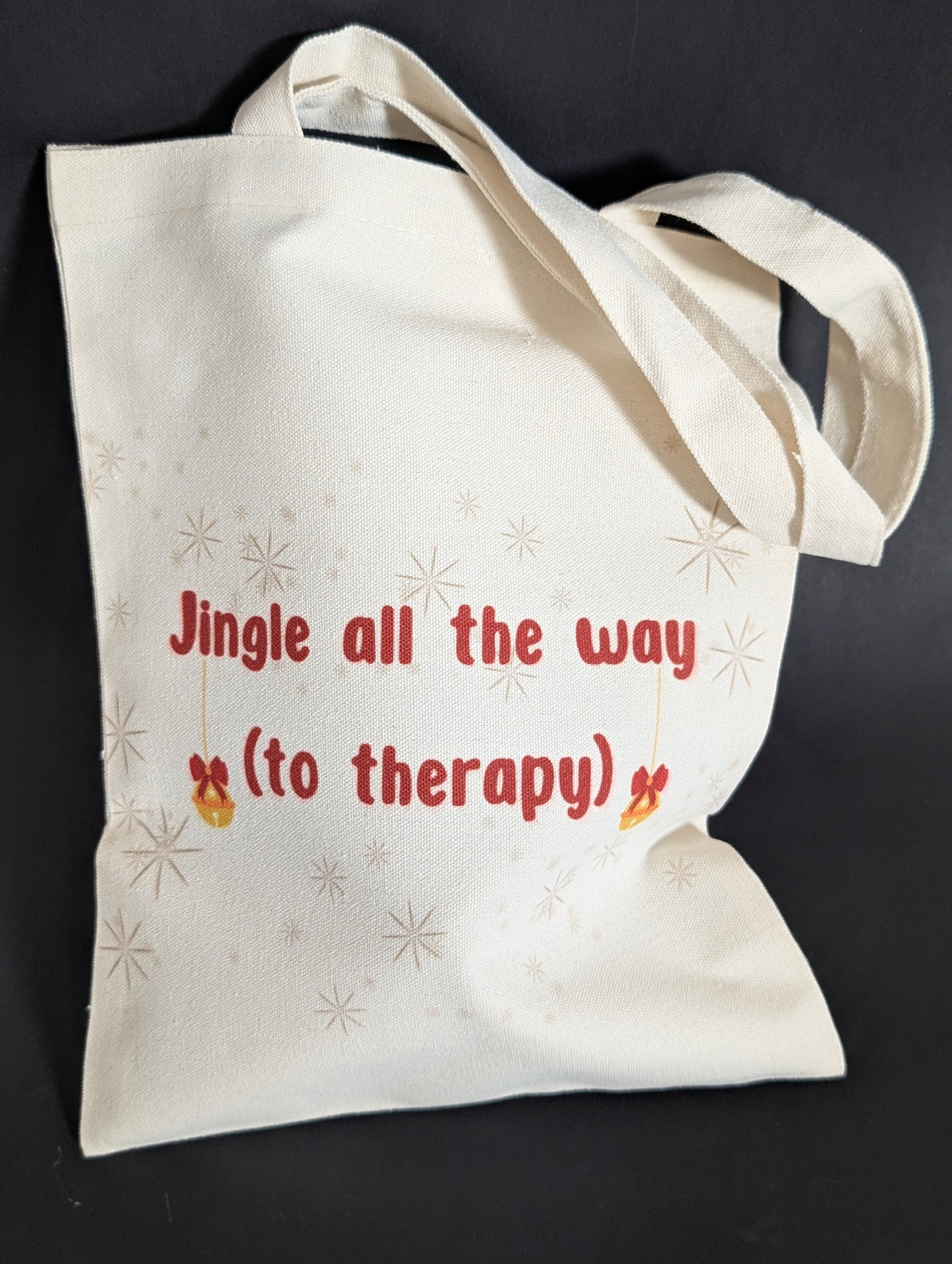 Small Tote, Big Holiday Energy!