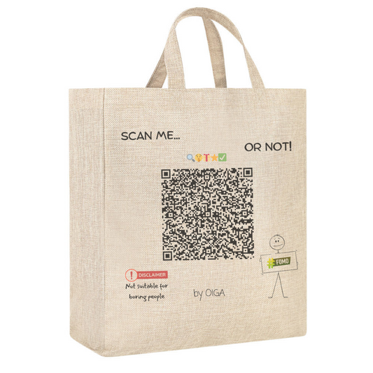 Scan Me, or Not! – QR Surprise by OIGA