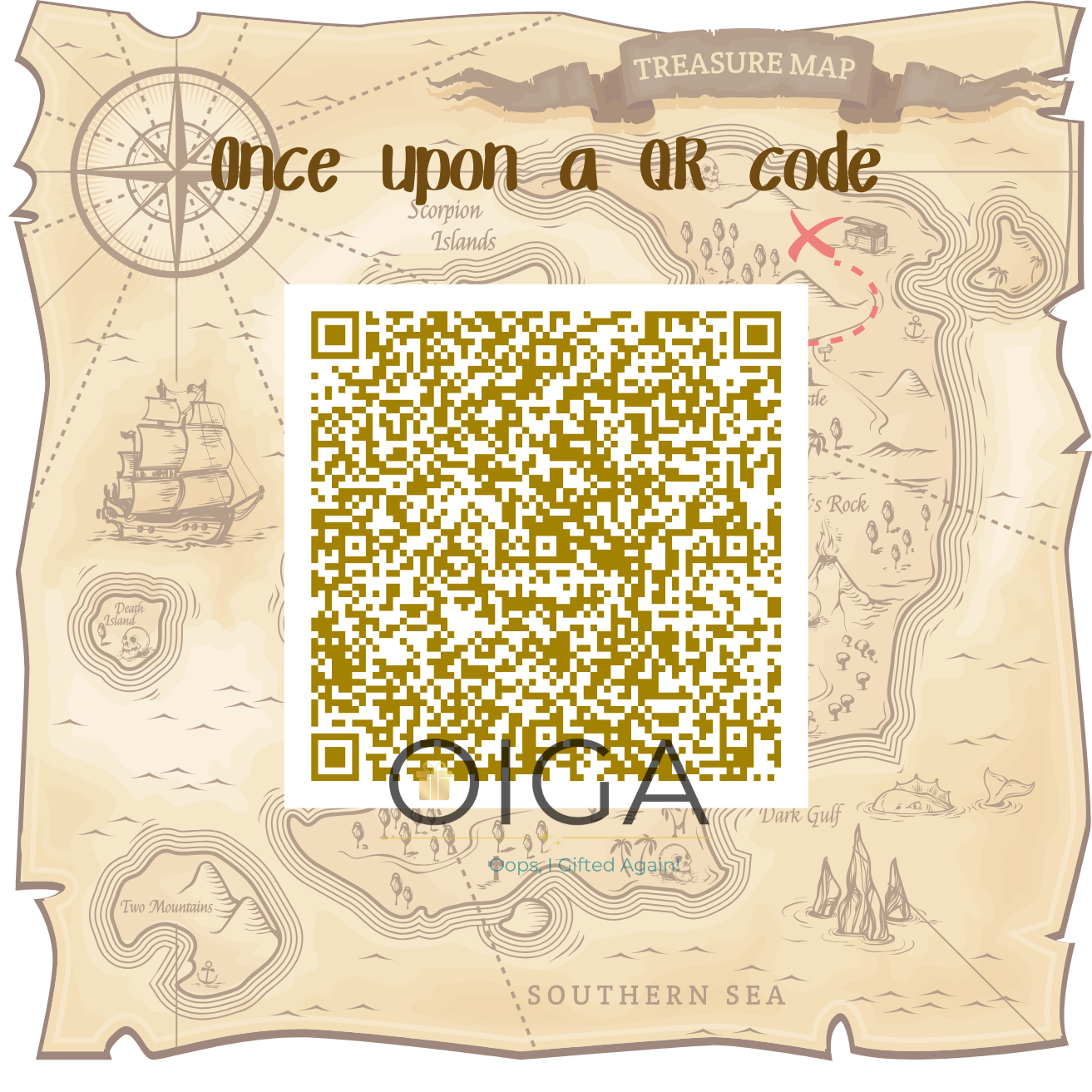 Scan Me, or Not! – QR Surprise by OIGA