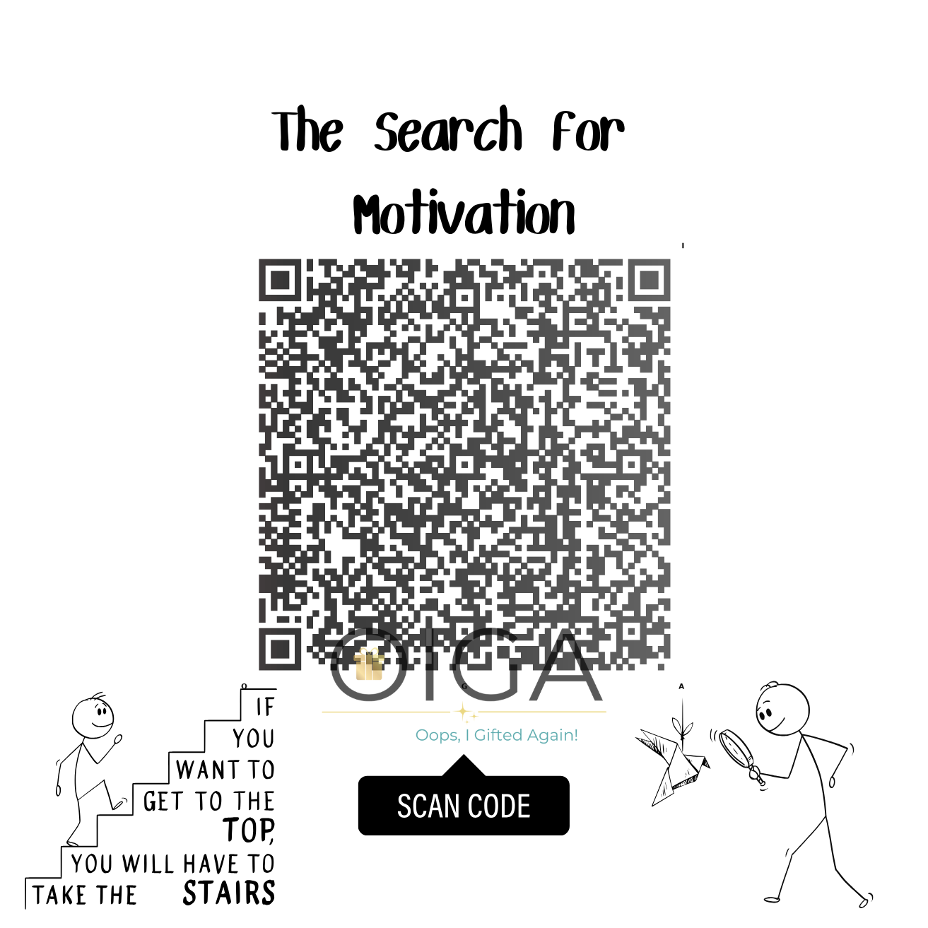 Scan Me, or Not! – QR Surprise by OIGA